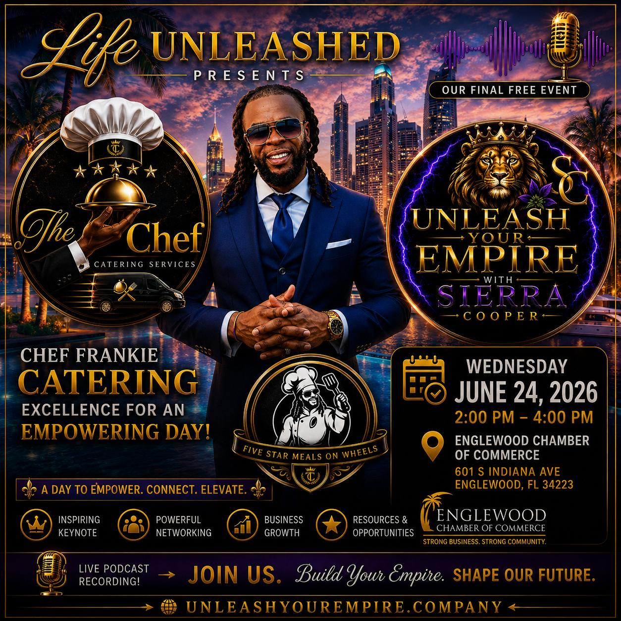 Guest Host — Chef Frankie, The Chef Catering Services